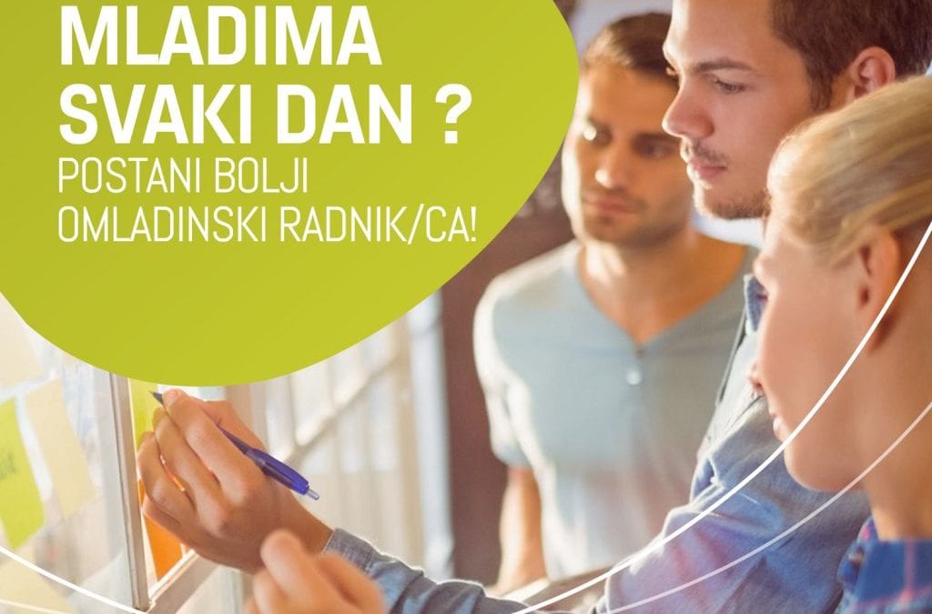 Javni poziv za obuku stručnih saradnika/ca za rad s mladima